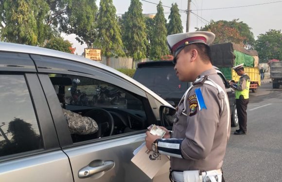 185 Pengandara di Tilang Sat Lantas Polres Lampung Tengah