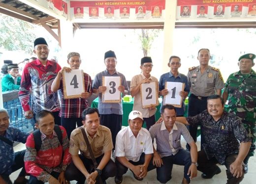 Kecamatan Kalirejo Nomor Urut Calon Kakam Diundi Serentak
