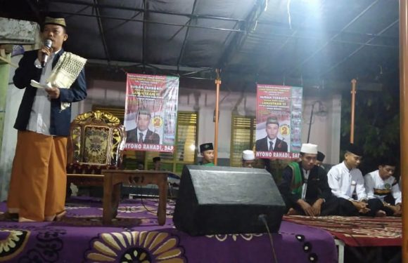 Hari Pertama Kampanye, Calon Kakam Liman Benawi Nyono Rahadi Gelar Pengajian