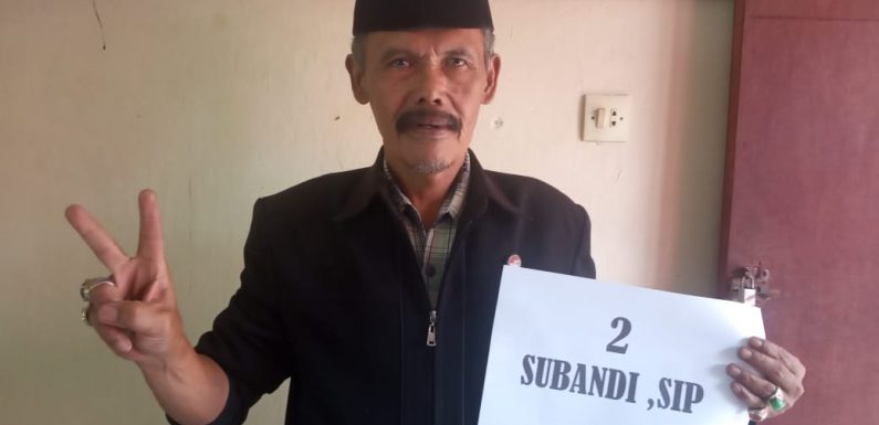 Subandi Calon Kakam Nomer 2 Akan Membawa Perubahan Besar Bagi Kampung Purwodadi