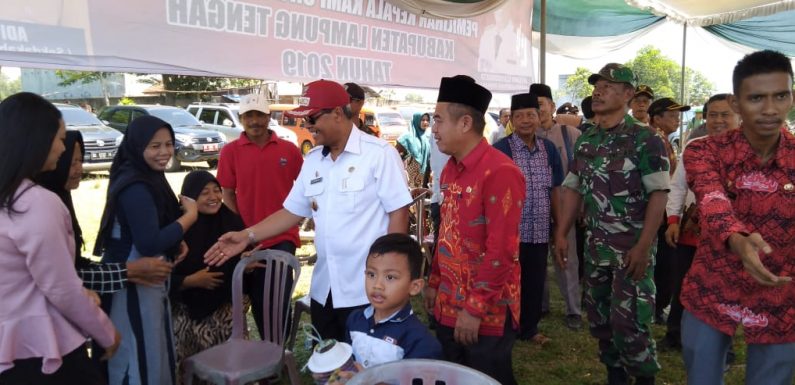 Tinjau Pelaksanaan Pilkakam, Ini Pesan Bupati Lamteng