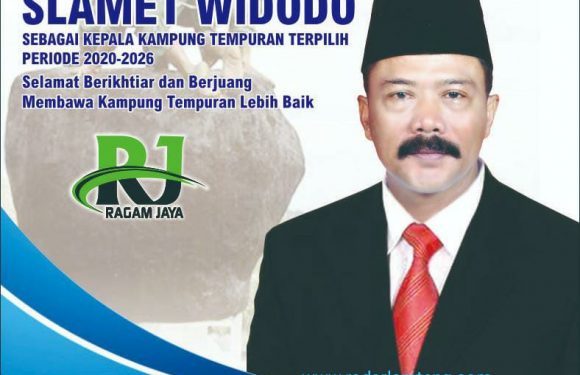 Mantan Anggota DPRD Lamteng Slamet Widodo Terpilih Menjadi Kakam