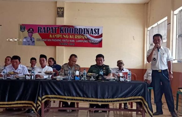 Rakor Kecamatan Padangratu di Kampung Kuripan