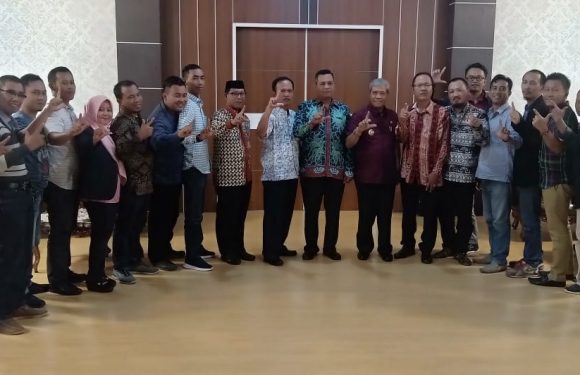 Audiensi dengan Bupati, PWI Lamteng Paparkan Program Kerja