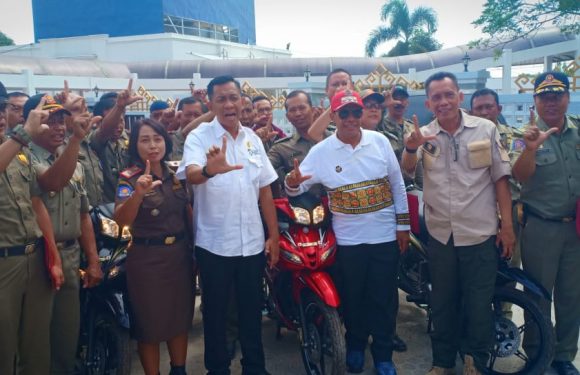 Bupati Serahkan 28 Unit Sepeda Motor untuk Kasi Pol PP