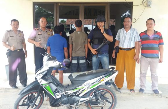 Polsek Kalirejo  Amankan 2 Orang Tsk. Curat