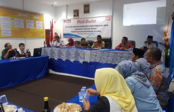 Jabat Ketua KPU Lamteng, Irawan Minta Bimbingan Komisioner Lama