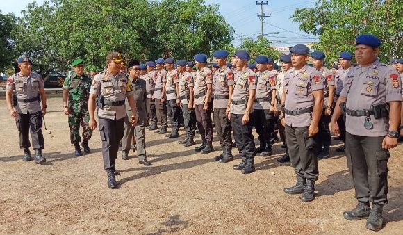 Polres Lamteng, Siagakan 1. 115 Personil Amankan Pilkakam
