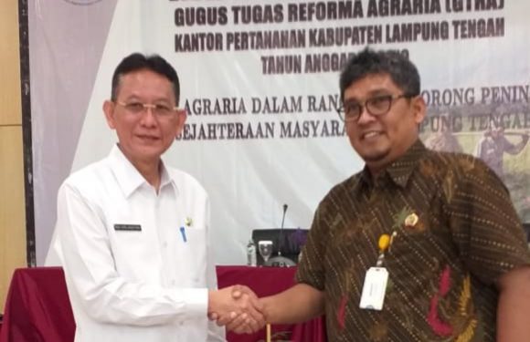 Adi Erlansyah Buka Rakor GTRA BPN Lamteng