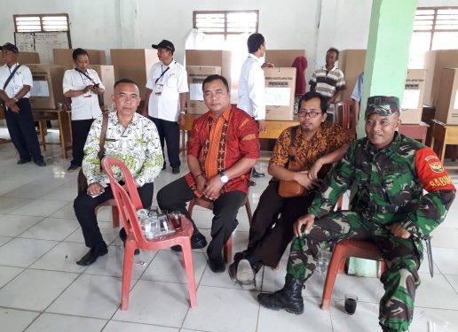 Camat Bandarmataram Pantau Pilkakam Sumberrejeki Mataram