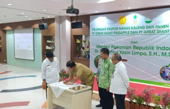 Mentan – PT GGP Teken MoU Sektor Perkebunan, Tanaman Pangan dan Peternakan
