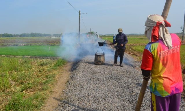 Kakam Sidomulyo Sukses Realisasikan Infrastruktur
