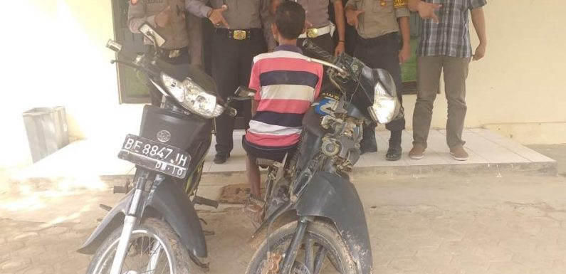 Polsek Kalirejo  Amankan Pelaku Curat