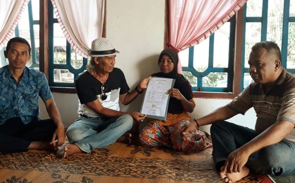 CV Tri Karya Manunggal Santuni Korban Kecelakaan Kerja