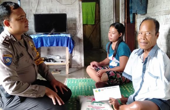 Aipda Solikin, Anggota Polsek Trimurjo yang Peduli Terhadap Sesama