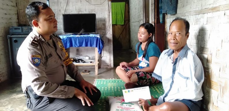 Aipda Solikin, Anggota Polsek Trimurjo yang Peduli Terhadap Sesama