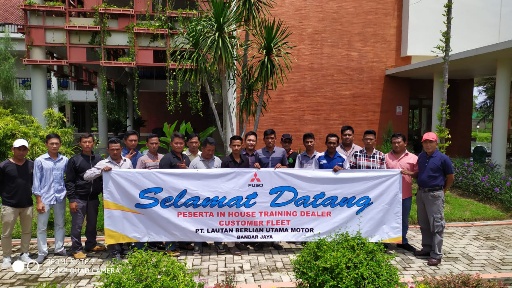 Mitsubishi Lautan Berlian Bandarjaya Beri Training Customer Fleet di PT GGF