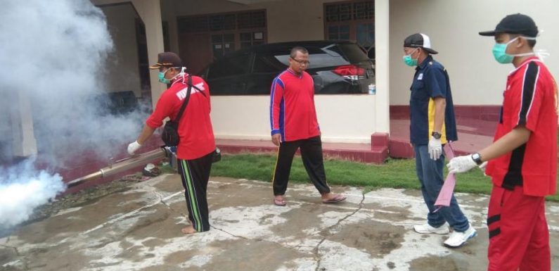 Terjadi Empat Kasus DBD, Puskesmas Gaya Baru V Fogging di Surabayailir