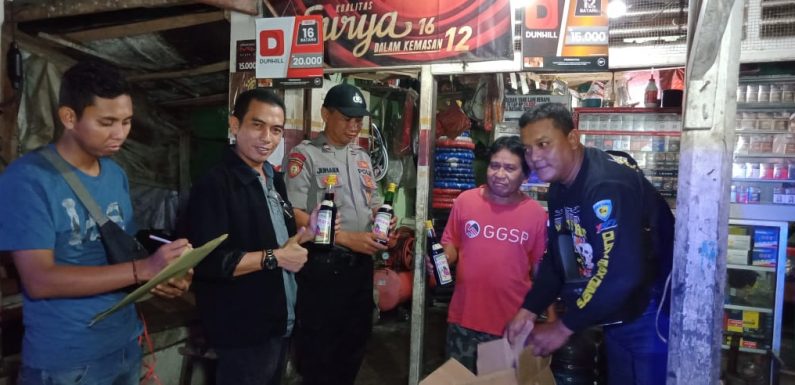 Puluhan Miras Diamankan Dalam Operasi Cempaka Polsek Tebas