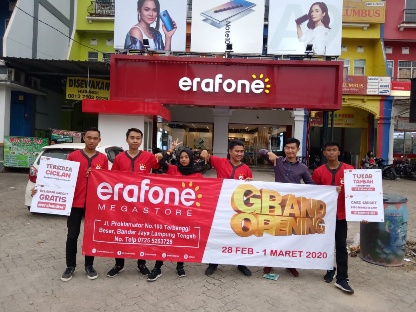 Banjir Diskon di Grand Opening Erafon Bandarjaya
