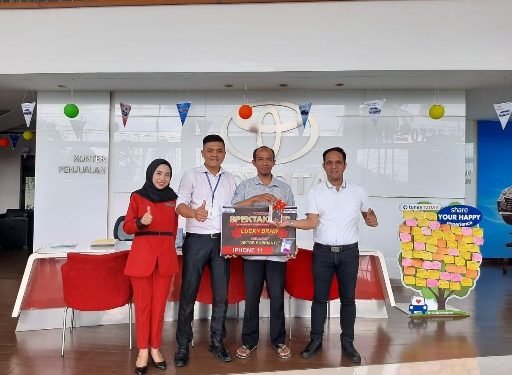 Customer Tunas Toyota Bandarjaya Dapat Hadiah di Spektakuler TAM 2019