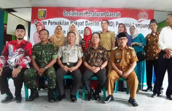 Mingrum Gumay, SH, MH Sosialisasikan Perda Nomor 13 Tahun 2017 Tentang Perlindungan Anak