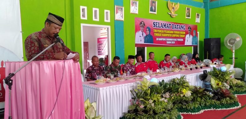 BBGRM Kampung Sidomulyo Dinilai, Siap Wakili Kabupaten Lamteng