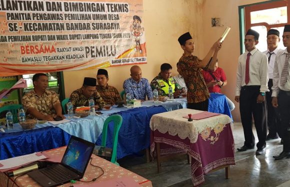 Panitia PKD se-Kecamatan Bandarsurabaya Dilantik