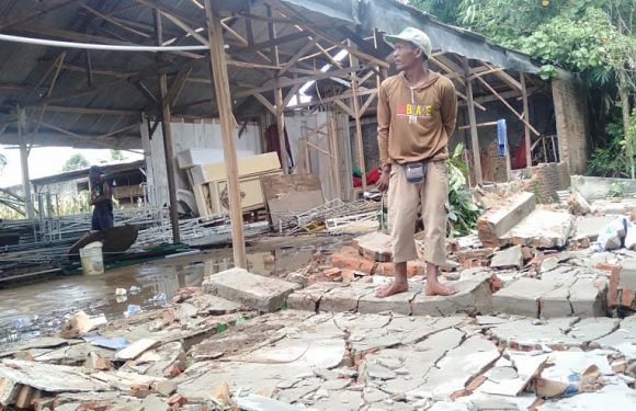 Angin Puting Beliung di Astomulyo, 29 Rumah Warga Rusak