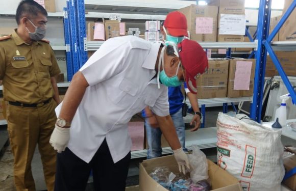 Bupati Cek Ketersediaan Obat dan Disinfektan di Diskes Lamteng