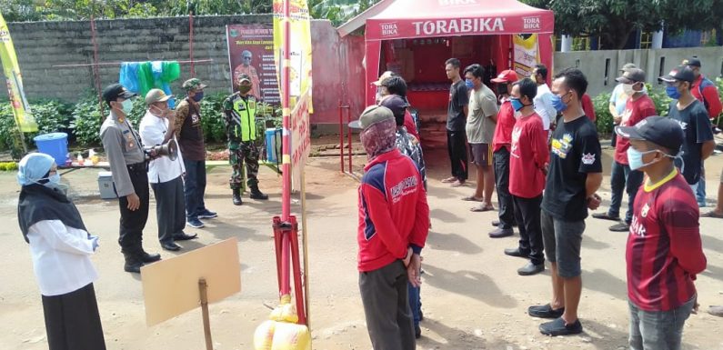 Camat Trimurjo Tekankan Warga Gunakan Masker