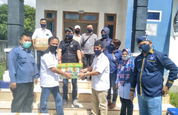 Bersama Insan Pers dan Partai Nasdem, Nessy Mustafa Ajak Perangi Covid-19
