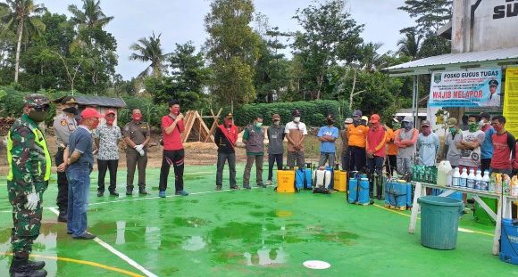 Warga Kampung Sumberagung Antisipasi Covid-19