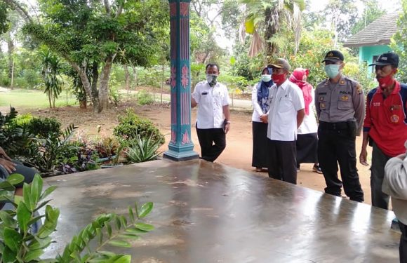 Tim Gugus Tugas Kecamatan Trimurjo Sambangi ODP di Kampung Notoharjo