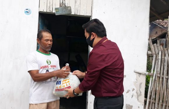 Peduli Sesama di tengah COVID-19, BRI Bandarjaya Bagikan 210 Paket Sembako