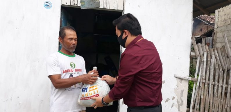 Peduli Sesama di tengah COVID-19, BRI Bandarjaya Bagikan 210 Paket Sembako