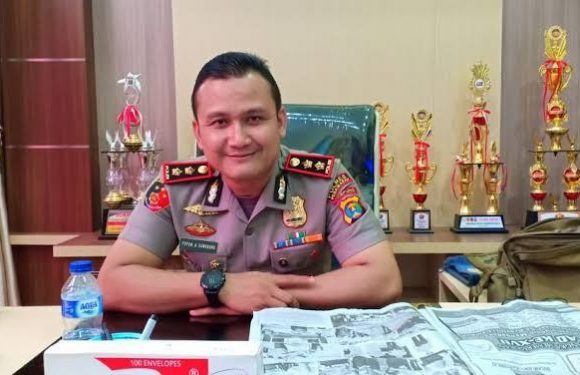 Kapolres Popon Ardianto Ajak Kerja Sama Insan Pers PWI Lamteng