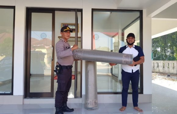 Kapolsek Gunungsugih Terima Bantuan Fasilitas Ibadah dari Tunas Toyota Bandarjaya