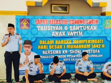 Hikmat, Lapas Gunungsugih Peringati Hari Besar Islam