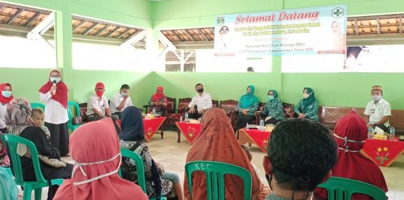 Ketua TP-PKK Lamteng Kunjungi Keluarga ODGJ