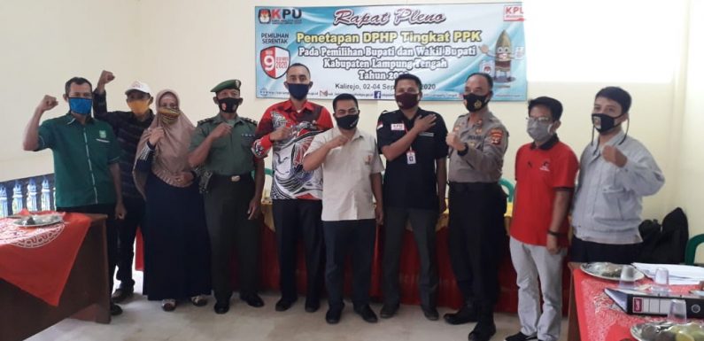 PPK Kalirejo Gelar Rapat Pleno Penetapan DPHP