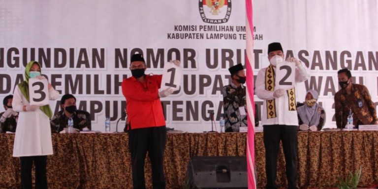 Ini Nomor Urut Calon Bupati Lamteng