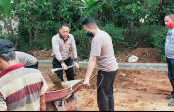 Tingkatkan Daya Tahan Tubuh, Ini Rutinitas Personil Polsek Trimurjo