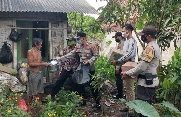 Polri Peduli, Kapolsek Trimurjo Gelar Baksos