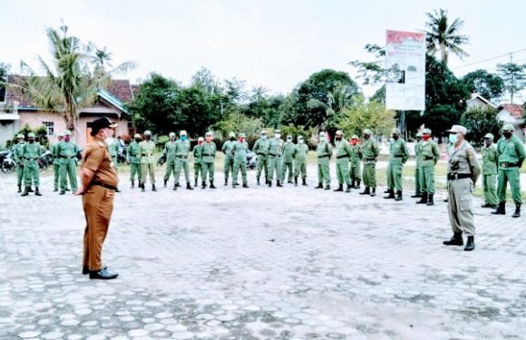Jelang Pencoblosan, Begini Instruksi Camat kepada Linmas se-Buminabung