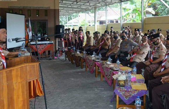 Bupati Loekman Buka Rakercab Pramuka Lamteng