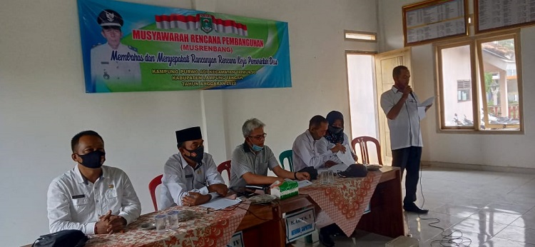 Kampung Purwoadi Gelar Musrenbang Tahun Anggaran 2022