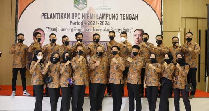 Pengurus HIPMI Lamteng Periode 2021-2024 Resmi Dilantik