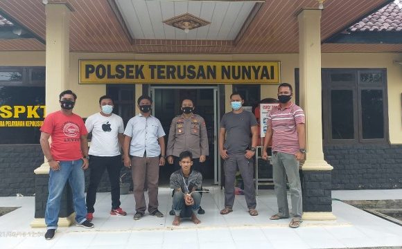Selalu Pindah Tempat Sembunyi, Pelaku Curat Berhasil Ditangkap Polsek Terusannunyai