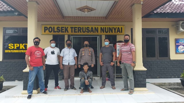 Selalu Pindah Tempat Sembunyi, Pelaku Curat Berhasil Ditangkap Polsek Terusannunyai